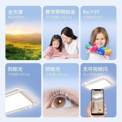 灯具全屋2024新款客厅灯现代简约大气灯卧室灯中山灯具led吸顶灯图4