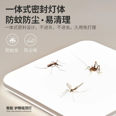 客厅灯2024年新款LED吸顶灯卧室中山灯具简约现代家用大 气阳台灯图2
