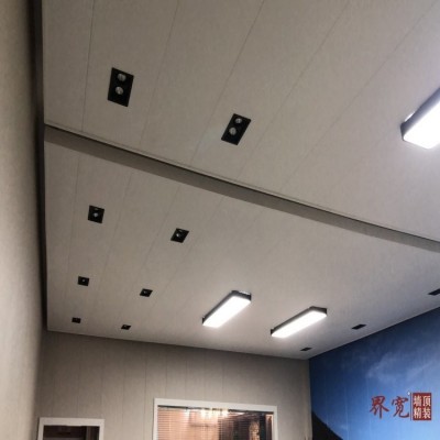 电视背景墙 客厅竹木纤维集成墙板 装饰墙风简约现代打印画图2