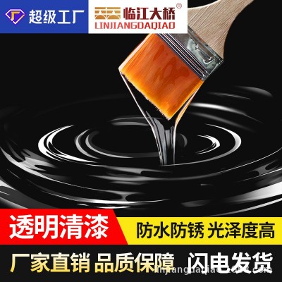 罩面漆钢结构罩光漆油性透明防水高耐候清漆内外墙木制 品面保护漆图1