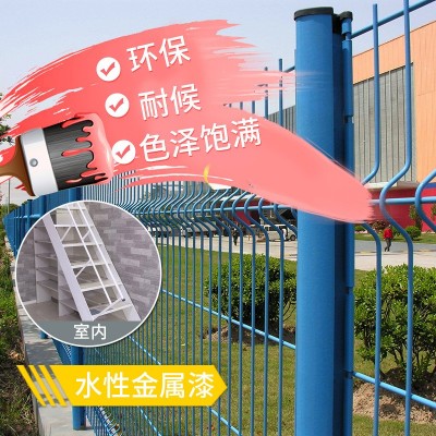 水性金属防锈漆防盗门窗不锈钢栏杆铁门钢铁翻新自喷防腐防绣油漆图2