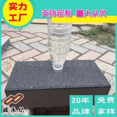 仿花岗岩透水砖 人行道仿石PC砖 广州透水生态石 海绵城市砖厂家图3