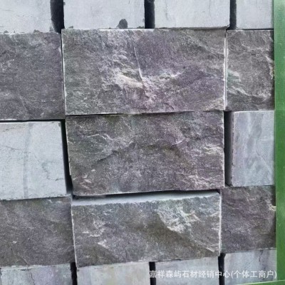 现货青石板园林景区地铺古建青石板材錾道面仿古做旧青石板台阶石图2
