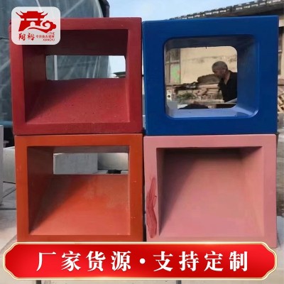 水泥空心砖 艺术室内装饰砖头 背景墙户外庭院镂空隔断围墙空心砖图4