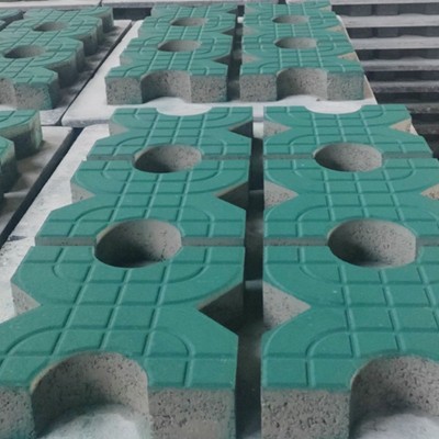 厂家批发停车场专用植草砖八字绿化砖环保砖面包砖圆草孔砖档土砖图2
