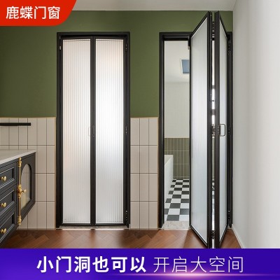 极窄pd门厨房浴室卫生间折叠门推拉门隔断客厅阳台三联动平移pt门图4