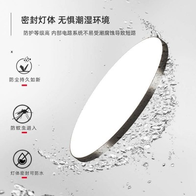 led超薄室外户外屋檐屋顶窗台庭院吸顶灯批发走廊过道防水大门图3