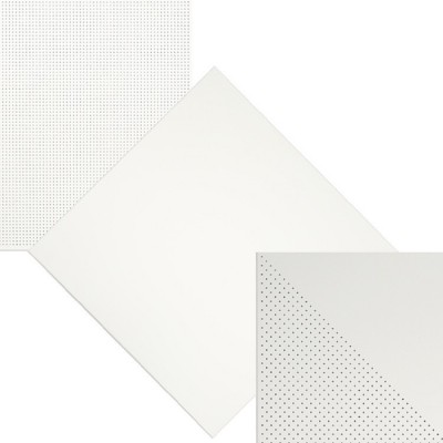 集成吊顶铝扣板600600工程板写字楼商场车间铝合金天花板全套配件图5