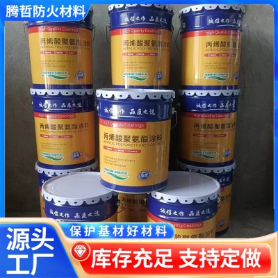 丙烯酸聚氨酯面漆厂家生产工业金属聚氨酯漆钢结构防锈桥梁防腐漆图4