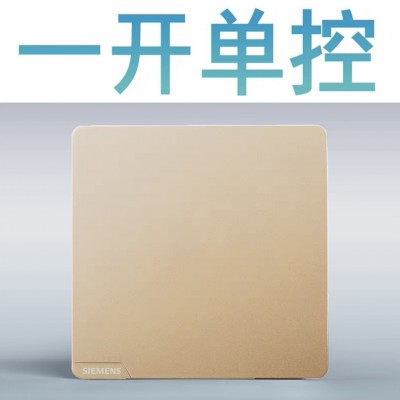 西门子开关插座面板皓彩金色86型一开二三插五孔插座USB墙壁插座图2
