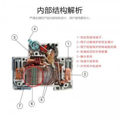 西门子小型断路器 蓝断空气开关5SN C16/20A 家用工程微型断路器图2