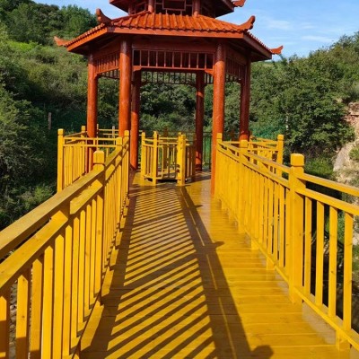 巧艺阁 防腐木 景观木栈道 户外休闲 走廊 经久耐用 外形美观图5