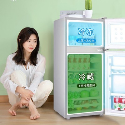 志高冰箱小型家用宿舍双开门迷你出租房冷藏冷冻省电双门式二人用图3