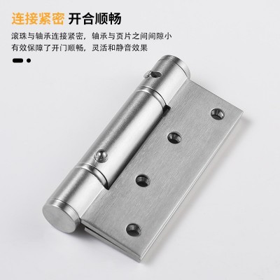 隐形门自闭合页带闭门器自动关门自回弹弹簧定位闭合木门暗门铰链图3