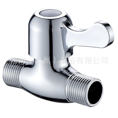造康 4分直通阀自来水管开关全铜内外丝热水器马桶止水阀三角阀门图5