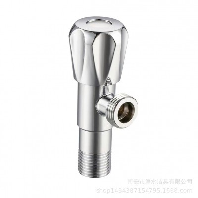 厂家批发 不锈钢钻石轮三角阀 铜芯快开 角阀壳体家用卫浴角阀图5