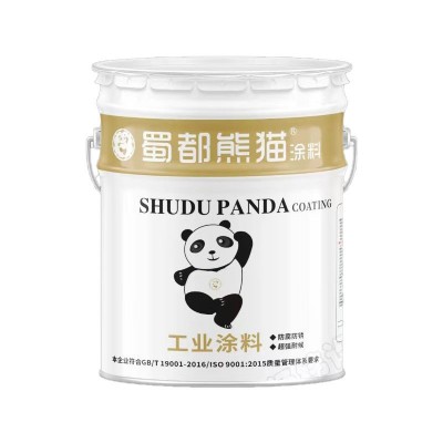 蜀都熊猫工业涂料 耐候性强 附着力好 桥梁钢结构防锈漆图5
