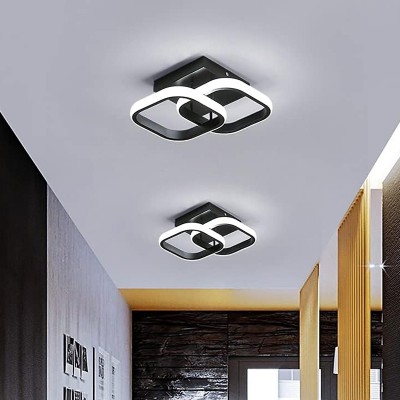 跨境北欧简约灯过道吸顶灯卧室替换楼梯阳台玄关灯具灯led圆圈主图3