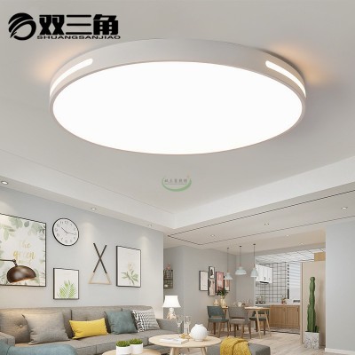 LED吸顶灯批发圆形黑白色镂空客厅餐厅卧室书房阳台过道 长正方形图1