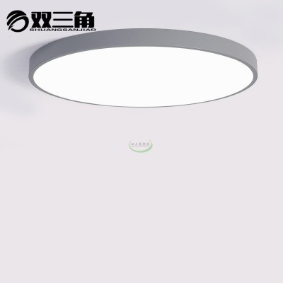 LED吸顶灯批发现代简约卧室灯马卡龙圆形儿童房客厅走廊书房阳台图2