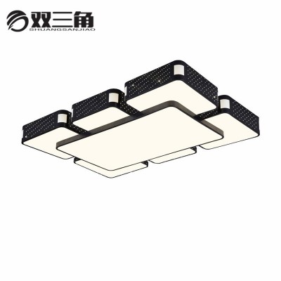 LED吸顶灯批发现代简约遥控大客厅灯卧室长方形餐厅天空之城工厂图5