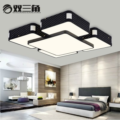 LED吸顶灯批发现代简约遥控大客厅灯卧室长方形餐厅天空之城工厂图4