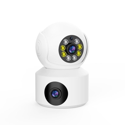 双目摄像头 1080p室内外安防监控器360度双光旋转摄像头 现货秒发图3