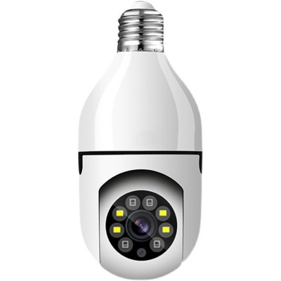 灯泡无线摄像头360度全景高清夜视手机远程wifi家用室内外监控器图5