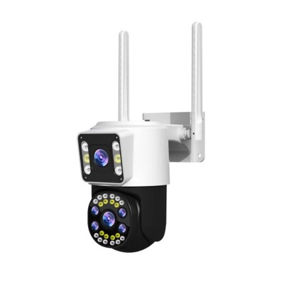 双目双画面摄像头360度4g高清无线双镜头监控手机远程观看监控器图5