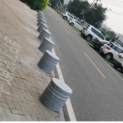 路障圆球花岗岩挡车石球大理石公园学校车挡石广场路边阻车石墩子图3