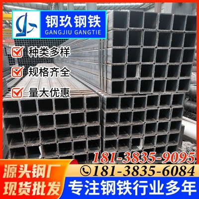 批发供应佛山镀锌方管q345b高强度无缝方管厚壁大口径空心黑方管图3