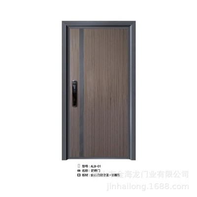 爱林堡韩式不锈钢防盗门304不锈钢入户门定制小区商品房大门厂家图5