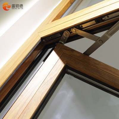 防台风窗户50非断桥平开窗自建房隔音铝合金钢化玻璃中空隔音门窗图3