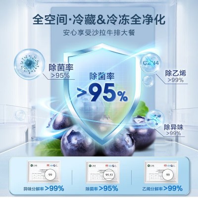 容|声460升一级能效风冷无霜四开门电冰箱干湿分储BCD-460WD12FPA图3