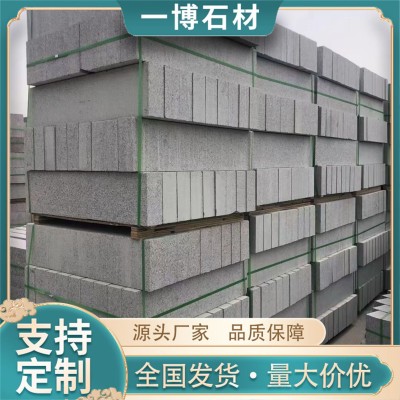 芝麻灰路沿石 花岗岩市政工程路牙石大理石花岗岩火烧面路侧石厂图3