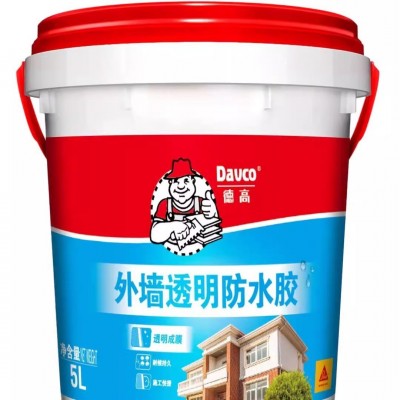 德高外墙透明防水胶窗台窗户裂缝修补漏材料渗水防水涂料阳台飘窗图5