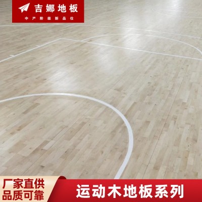 专业体育场馆运动木地板篮球馆球类乒乓球羽毛球运动实木地板20mm图2
