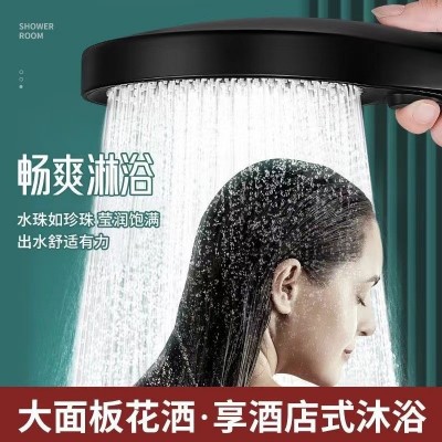 增压花洒喷头超强加压浴室家用浴霸淋浴头淋雨大出水量莲蓬头套装图2