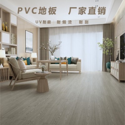 自粘地板革1.5防水耐磨阻燃家用地贴翻新修复pvc地板革图2