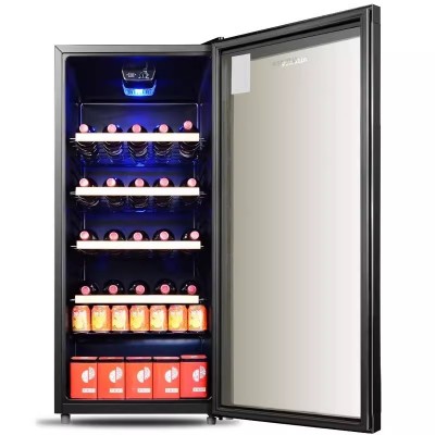 AUX奥克斯冰吧酒柜家用冰箱办公小型恒温冷藏茶叶红酒柜图1