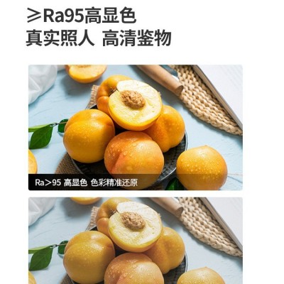 普瑞客厅无主灯全光谱护眼斗胆灯格栅灯射灯明装筒灯图4