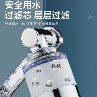 厨房万向旋转水龙头防贱水神器家用水龙头机械臂过滤器防溅头水嘴图2