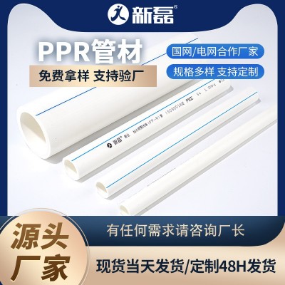 ppr白色灰色水管20-110加厚家装工程用自来水管ppr给水 管热水管图3