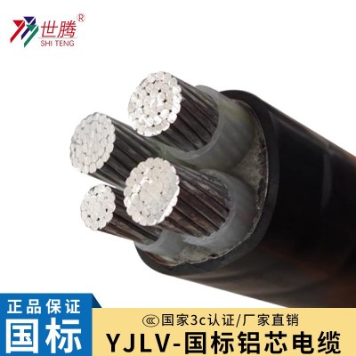 定制铝芯电力电缆线YJLV3*35+1 4+1 5芯电缆16 25 70 95 18 5平方图2
