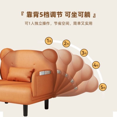 单双人折叠沙发床小户型午睡阳台客厅多功能两用折叠床临时留宿床图4