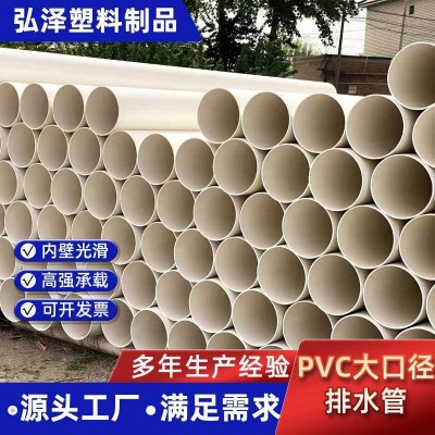 PVC大口径排水管 塑料下水管道农田灌溉桥梁雨水落水管排污管图4
