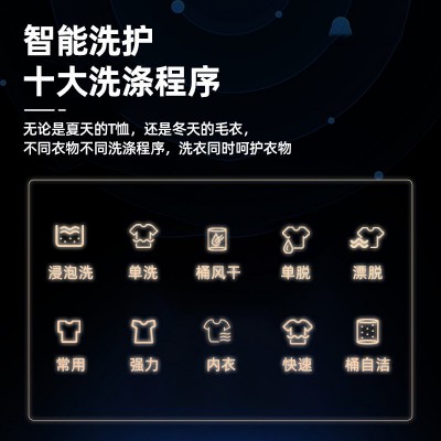 租房小型全自动洗衣机家用大容量波轮小型迷你宿舍烘干洗脱一体图4