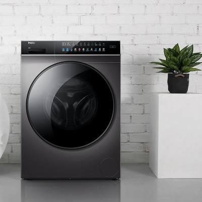 Haier/海尔 EG100HBDC189SU1 10kg洗衣机全自动滚筒直驱变频洗烘图2