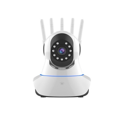 光头强五天线跨境爆款WIFI家庭摄像机高清夜视360度旋转 远程控制图3