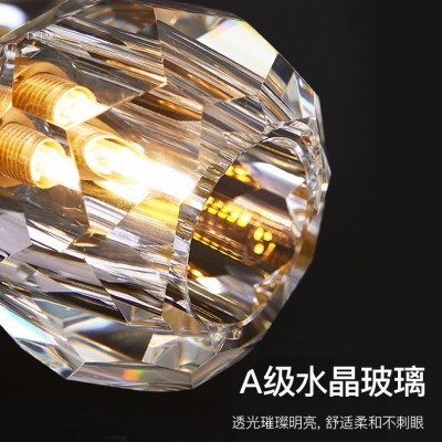 轻奢水晶过道灯吸顶灯玄关阳台卫生间走廊入户简约灯具外贸灯具图4
